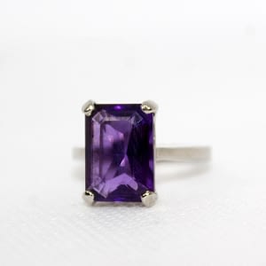 Synthetic Amethyst Ring