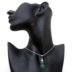 Green Iranian Agate with Zirconia